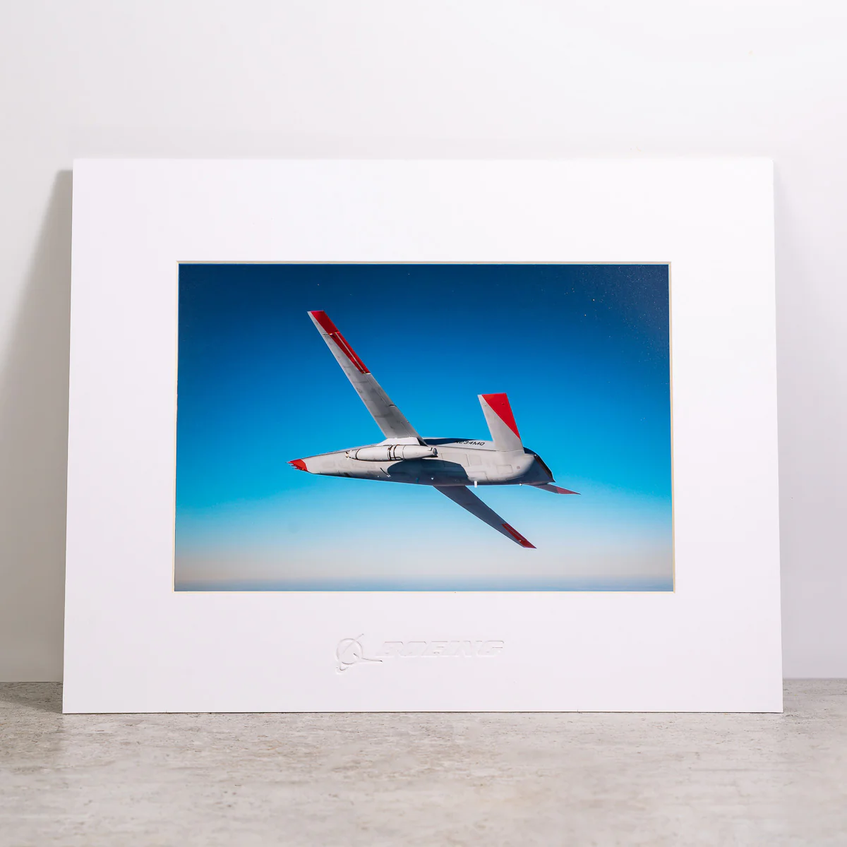 Boeing MQ-25 Stingray Matted Print - Large