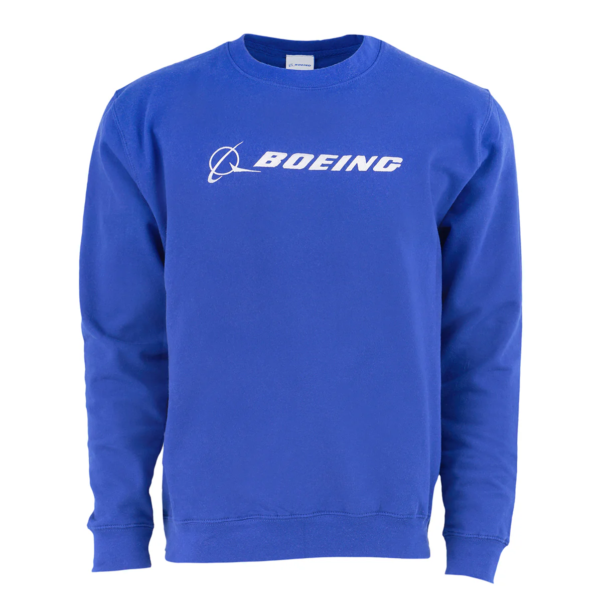 Boeing Signature Logo Unisex College Crewneck Sweatshirt