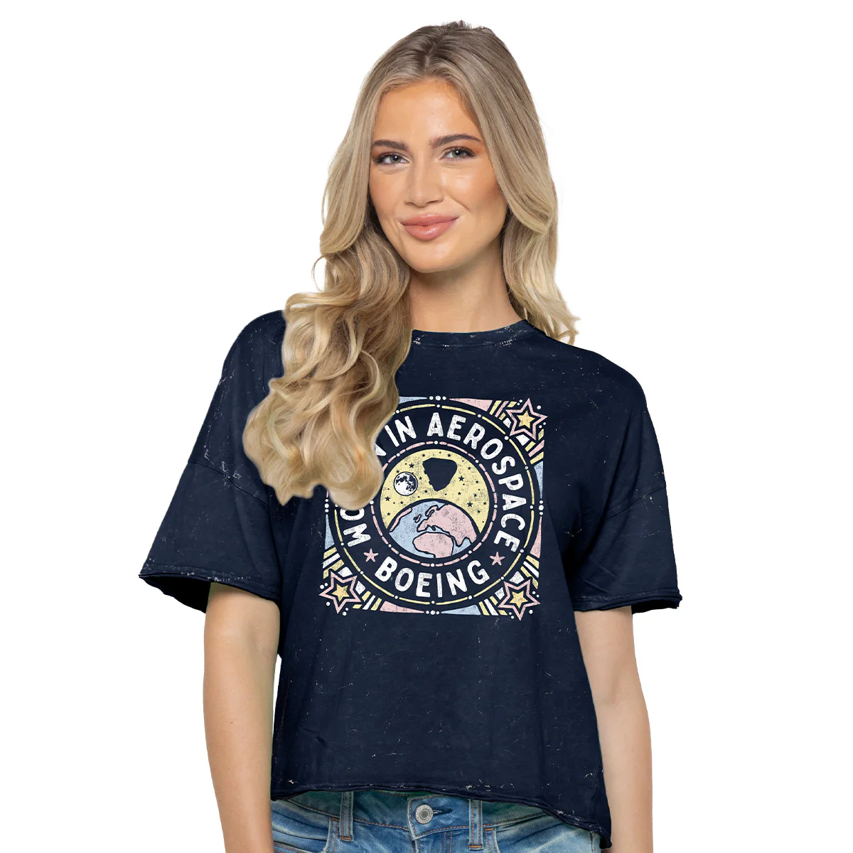 Boeing Women In Aerospace Space Women's T-Shirt - Image 2