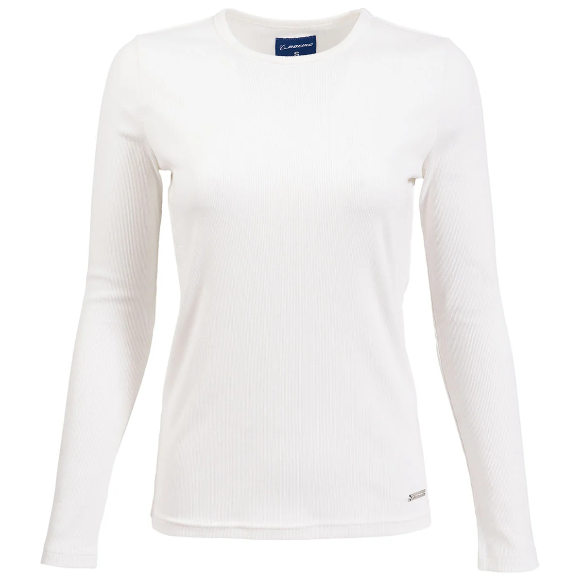 Boeing Signature Logo Women's Ribbed Long Sleeve T-Shirt