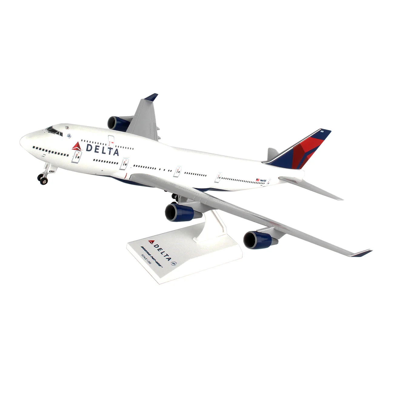 Delta Air Lines Boeing 747-400 1:200 Model