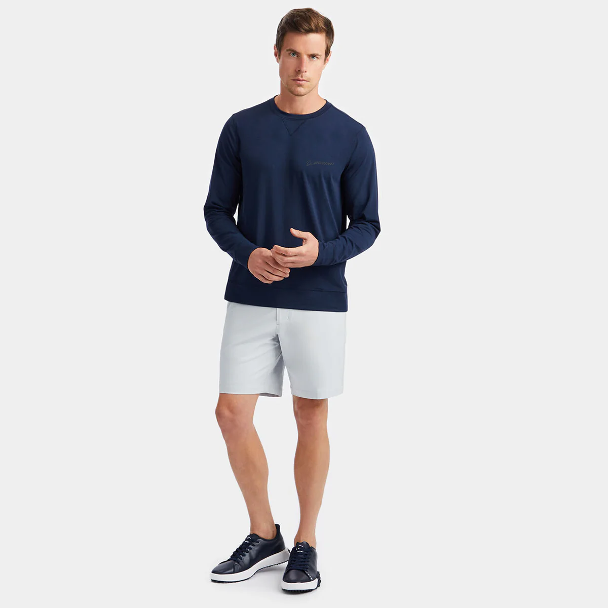 G/FORE Boeing Men's Luxe Crewneck Mid Layer - Image 3