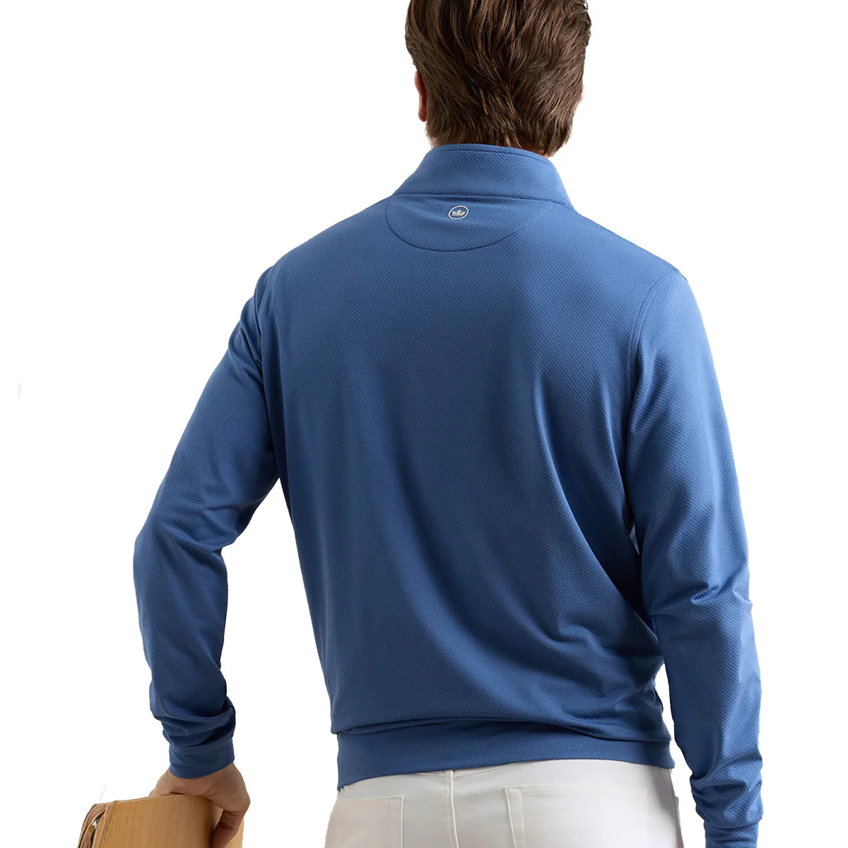 Peter Millar Boeing Men’s Perth Cross-Hatch Quarter-Zip - Image 3