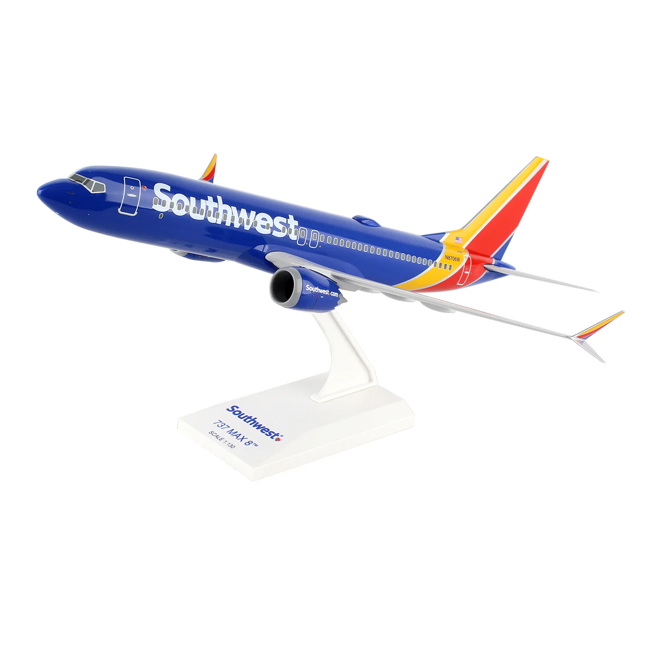 Southwest Airlines Boeing 737 MAX 8 1:130 Model